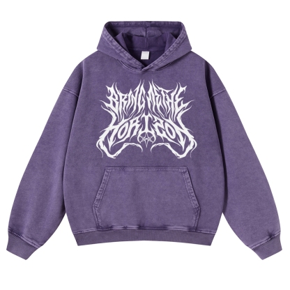 BMTH Unisex Fit Vintage Washed Hoodie