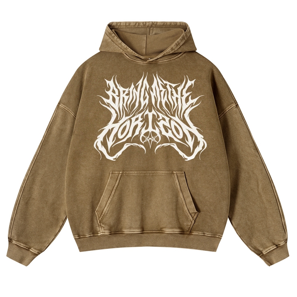 BMTH Unisex Fit Vintage Washed Hoodie