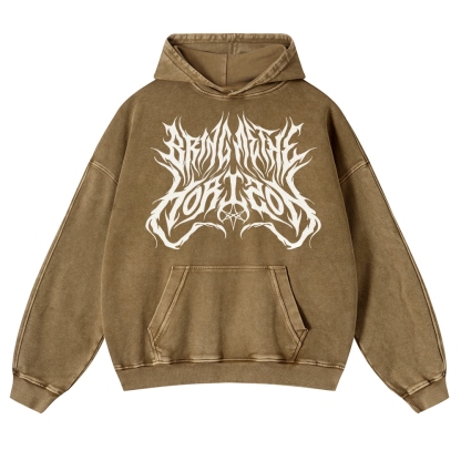 BMTH Unisex Fit Vintage Washed Hoodie