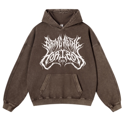 BMTH Unisex Fit Vintage Washed Hoodie