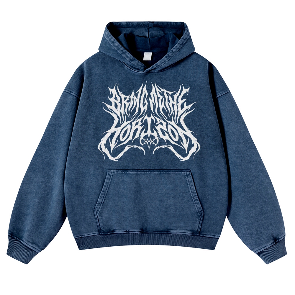 BMTH Unisex Fit Vintage Washed Hoodie