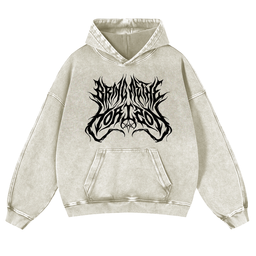 BMTH Unisex Fit Vintage Washed Hoodie