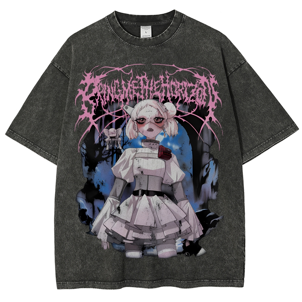 Unisex Fit “Bring Me The Horizo​​n” Washed T-Shirt