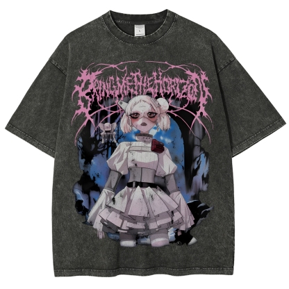 Unisex Fit “Bring Me The Horizo​​n” Washed T-Shirt