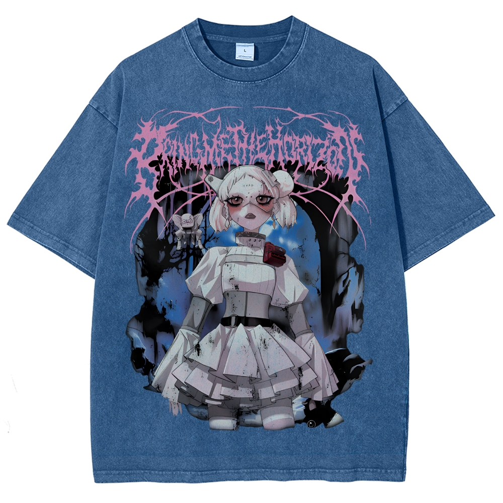 Unisex Fit “Bring Me The Horizo​​n” Washed T-Shirt