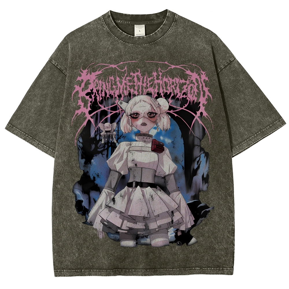 Unisex Fit “Bring Me The Horizo​​n” Washed T-Shirt