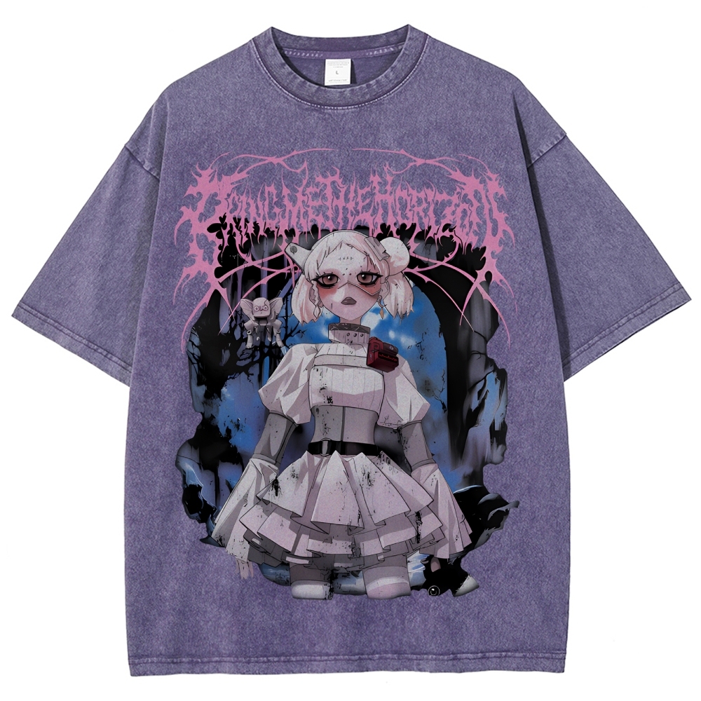 Unisex Fit “Bring Me The Horizo​​n” Washed T-Shirt