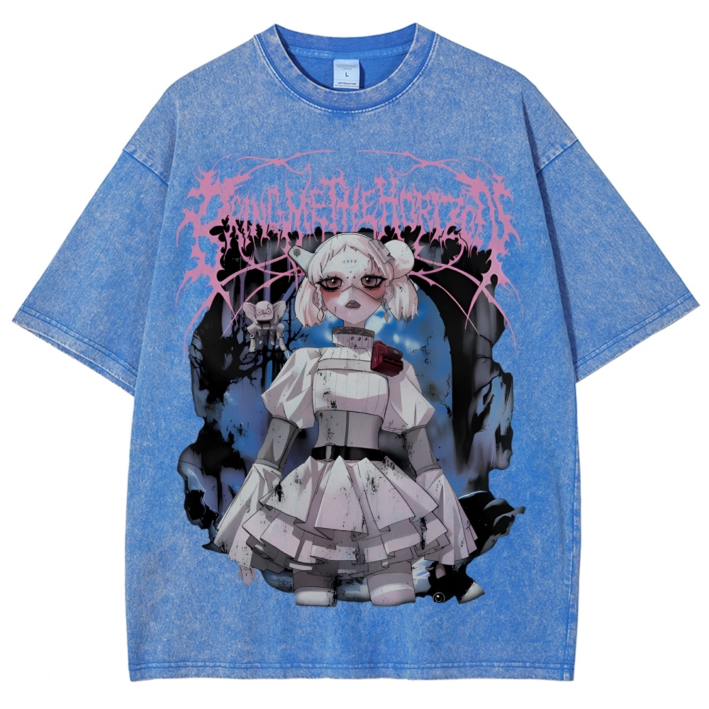 Unisex Fit “Bring Me The Horizo​​n” Washed T-Shirt