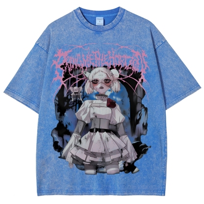 Unisex Fit “Bring Me The Horizo​​n” Washed T-Shirt