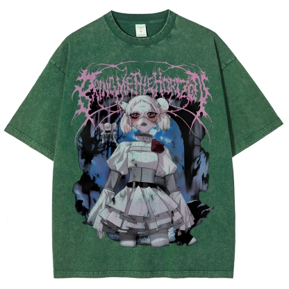 Unisex Fit “Bring Me The Horizo​​n” Washed T-Shirt