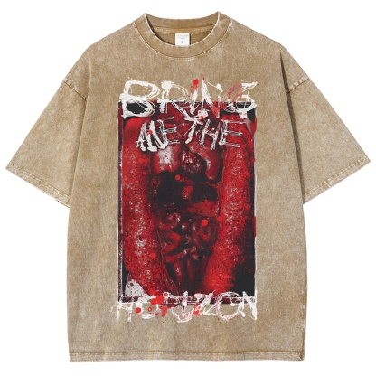 Unisex Fit “Bring Me The Horizo​​n” Washed T-Shirt