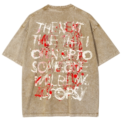 Unisex Fit “Bring Me The Horizo​​n” Washed T-Shirt