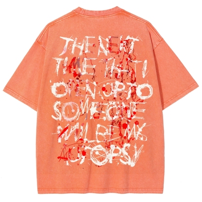 Unisex Fit “Bring Me The Horizo​​n” Washed T-Shirt