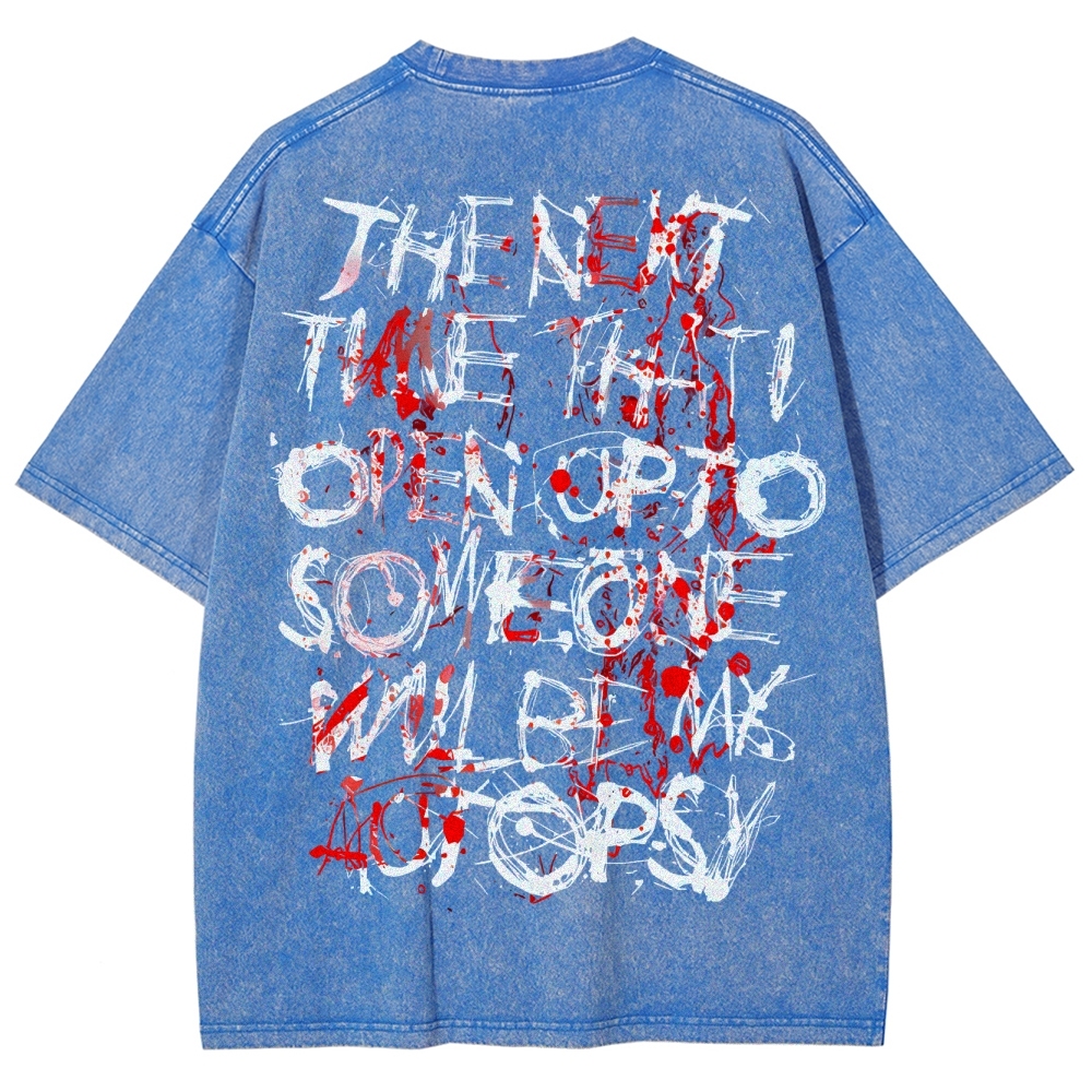 Unisex Fit “Bring Me The Horizo​​n” Washed T-Shirt