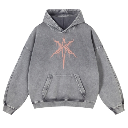 Unisex Fit Vintage "Bring Me The Horizon " Washed Hoodie