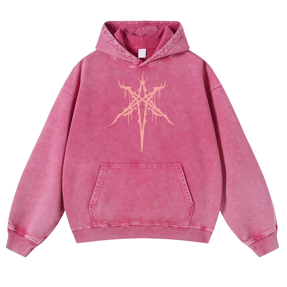 Unisex Fit Vintage "Bring Me The Horizon " Washed Hoodie