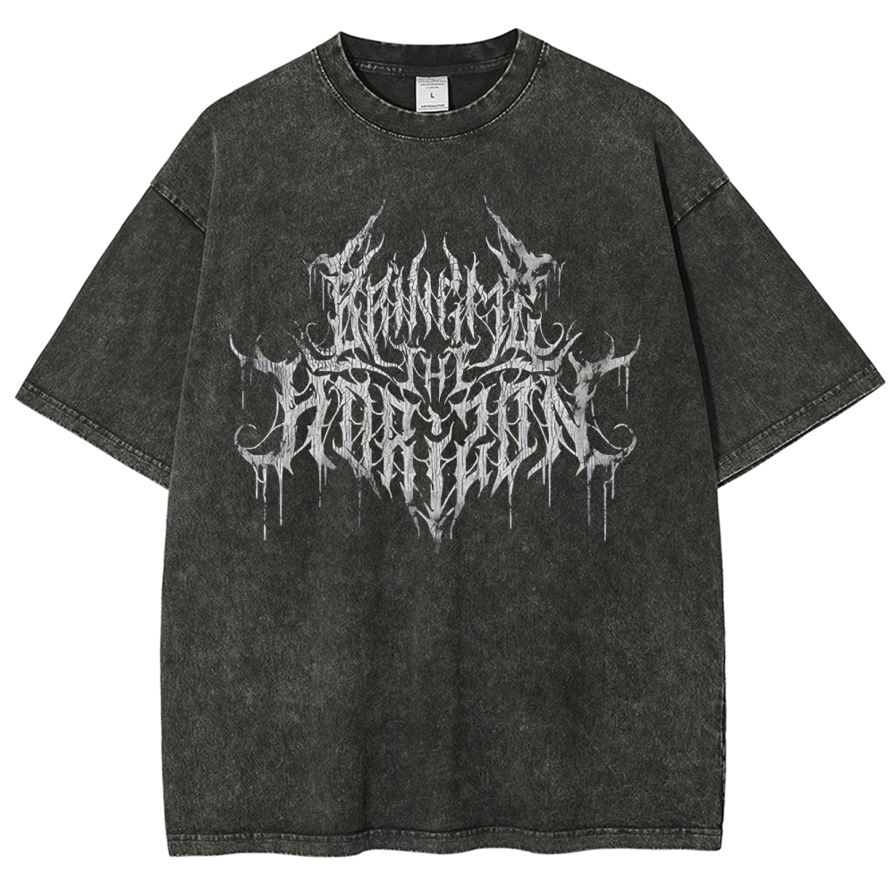 Unisex Fit  "Bring Me The Horizon " Washed T-Shirt