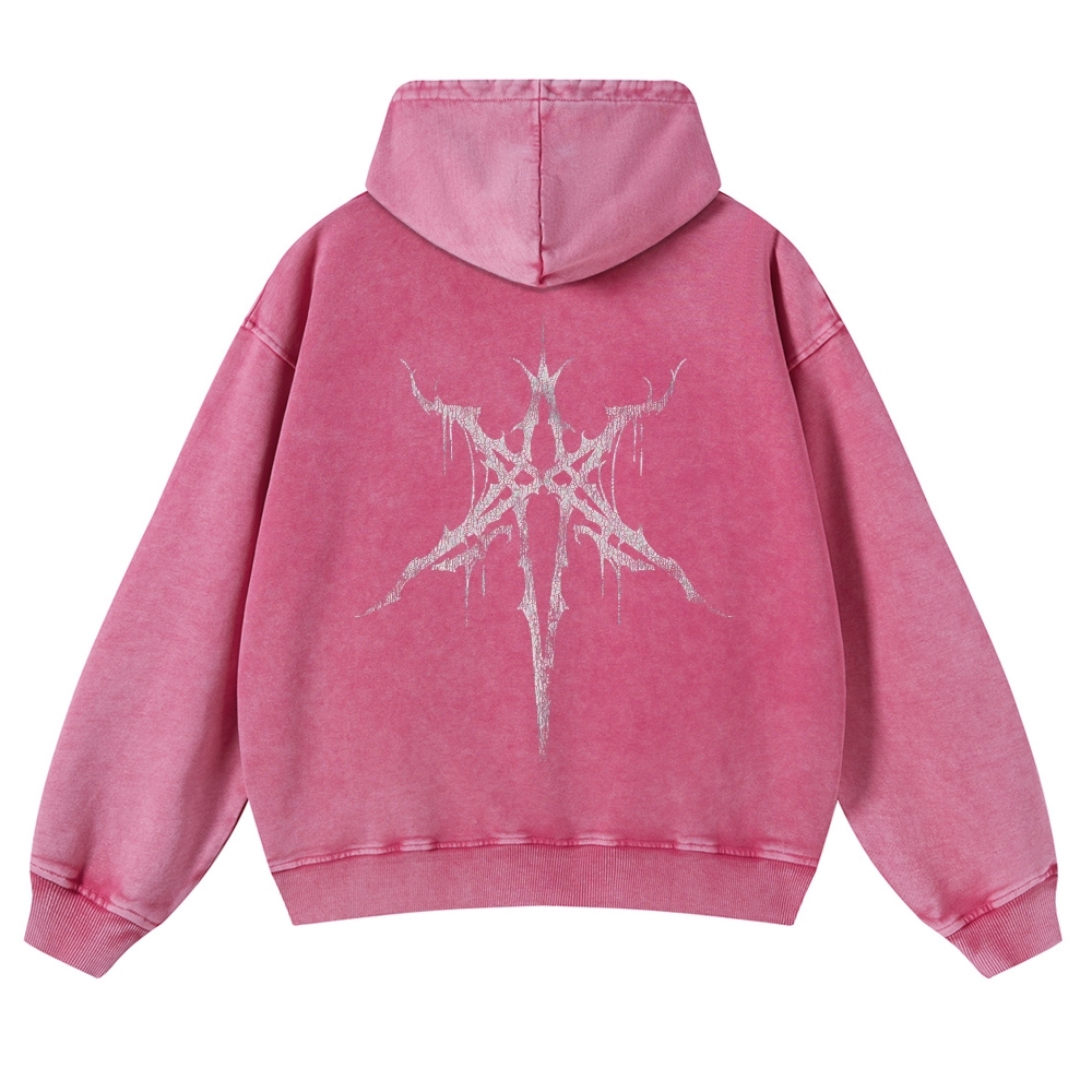 Unisex Fit Vintage  "Bring Me The Horizon "  Washed Hoodie