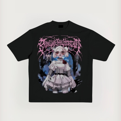 "Bring Me The Horizo"  Printed Short-Sleeved Pure Cotton T-Shirt