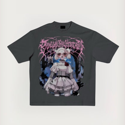 "Bring Me The Horizo"  Printed Short-Sleeved Pure Cotton T-Shirt