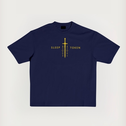 Sleep Token Printed Short-Sleeved T-Shirt
