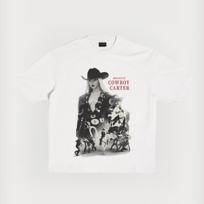 Beyonce Printed Short-Sleeved T-Shirt