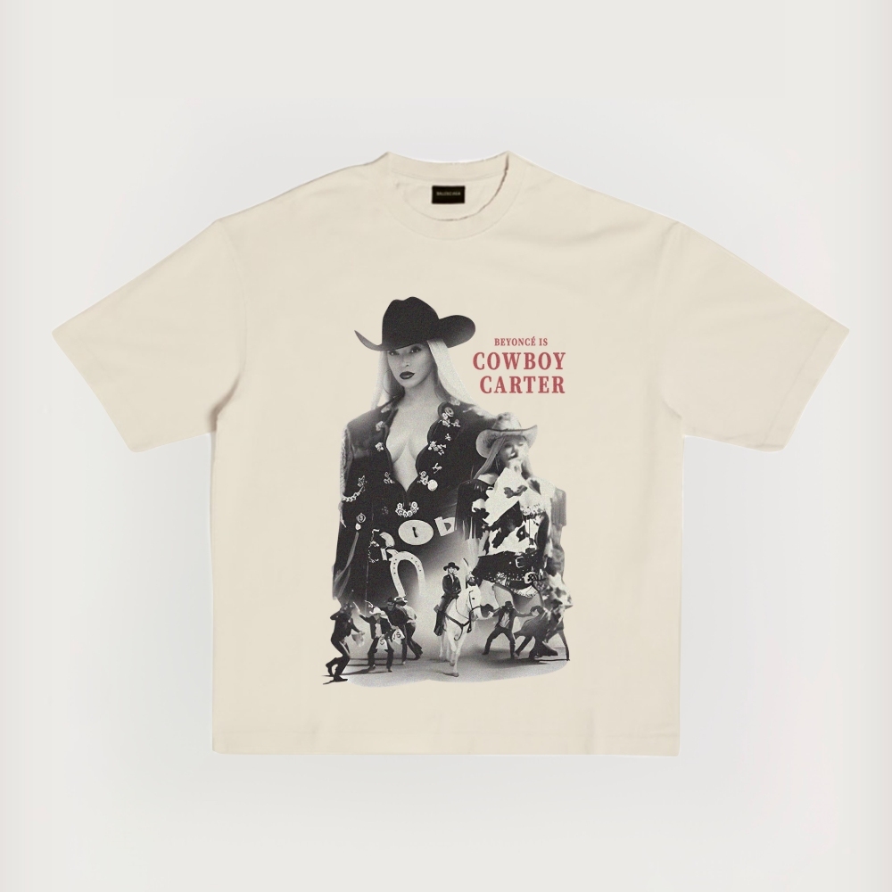 Beyonce Printed Short-Sleeved T-Shirt