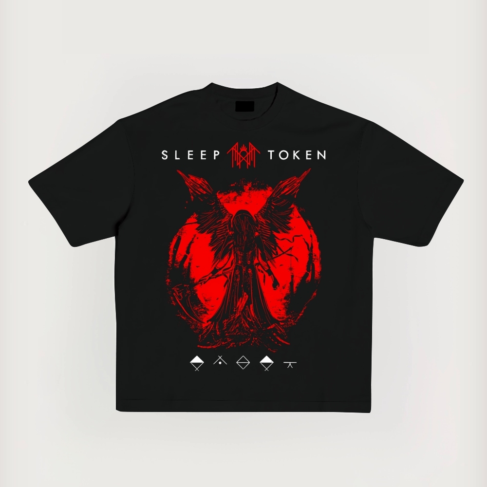 Sleep Token Printed Short-Sleeved T-Shirt