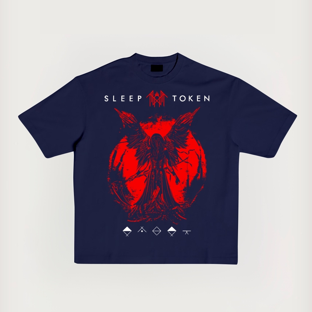 Sleep Token Printed Short-Sleeved T-Shirt