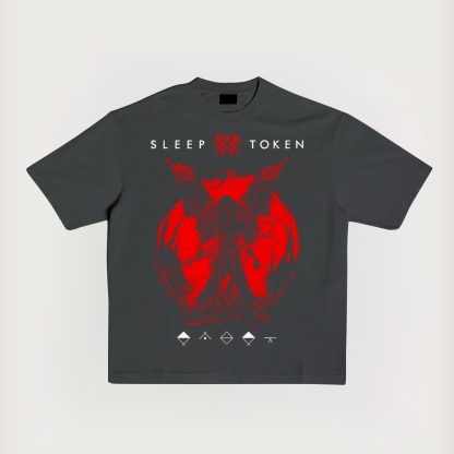 Sleep Token Printed Short-Sleeved T-Shirt