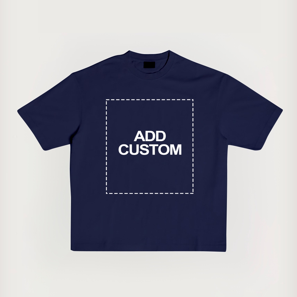 Customized Unisex Fit Printed Short-Sleeved T-Shirt
