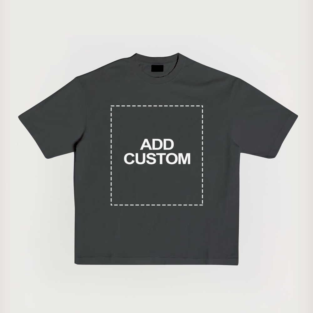 Customized Unisex Fit Printed Short-Sleeved T-Shirt