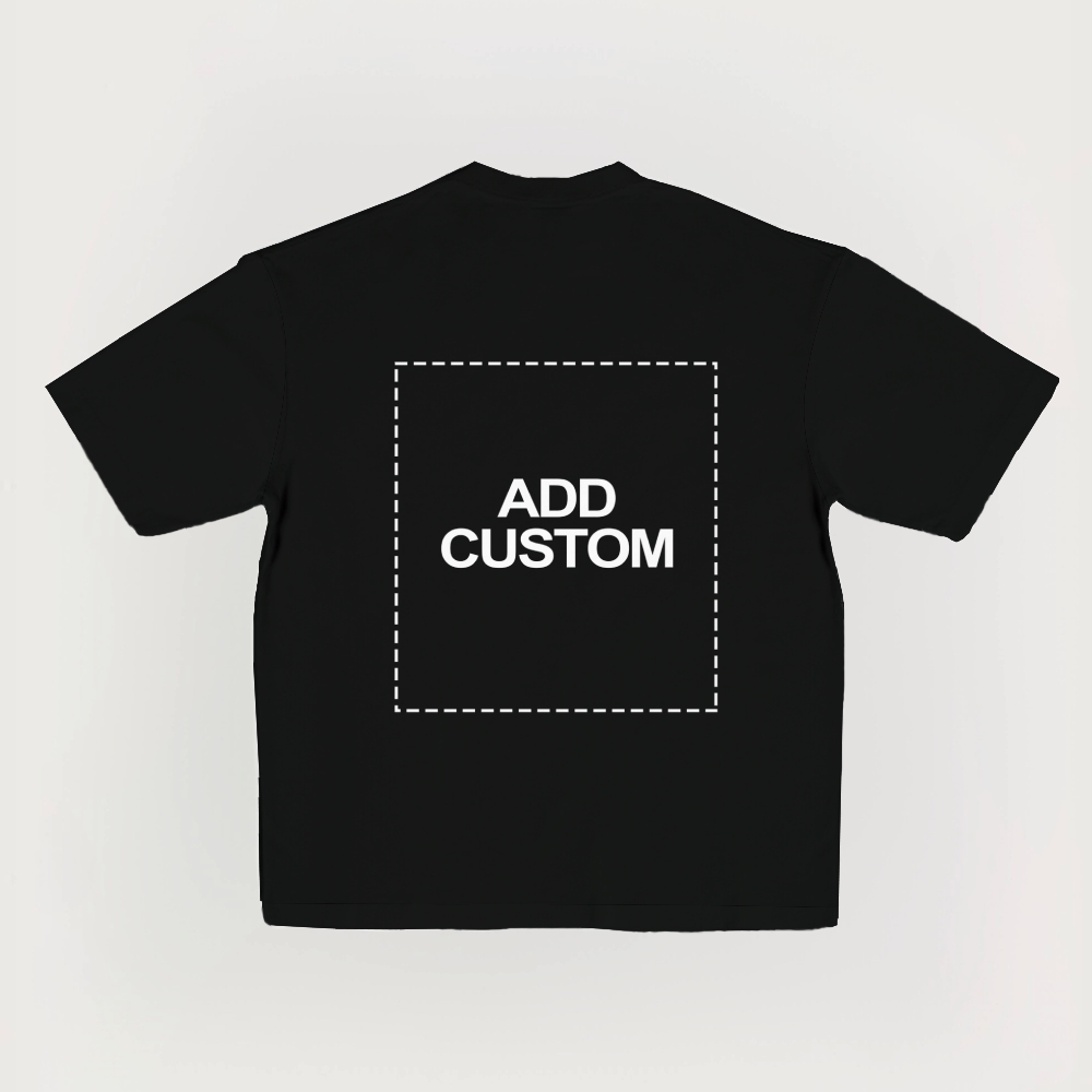 Customized Unisex Fit Printed Short-Sleeved T-Shirt