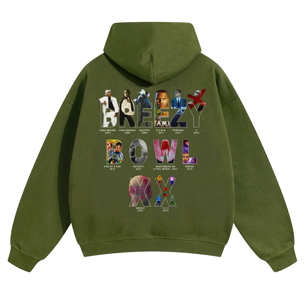 Unisex Chris Brown Pure Cotton Sweatshirt