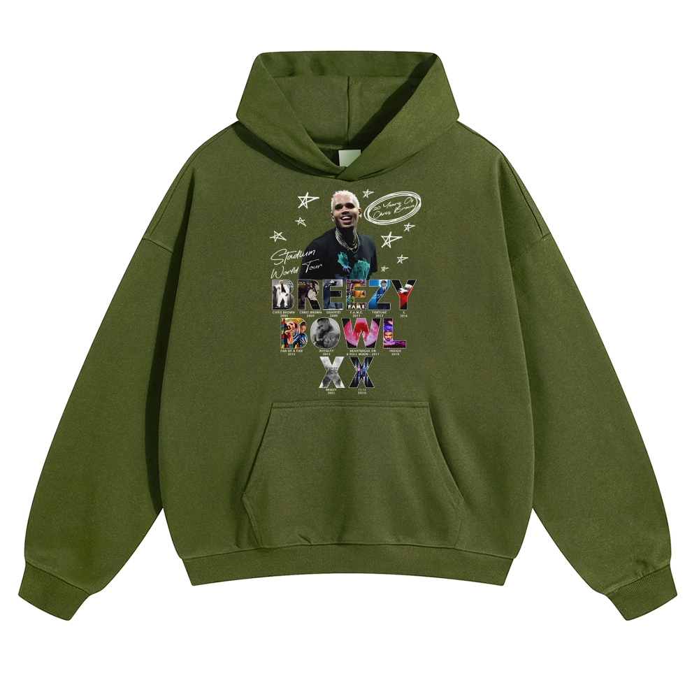 Unisex Chris Brown Pure Cotton Sweatshirt