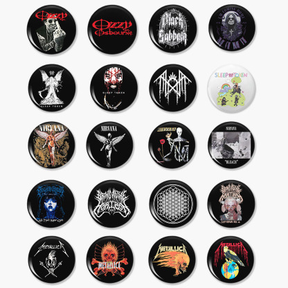 Rock Badge Blind Box – 1 Random Collectible Inside