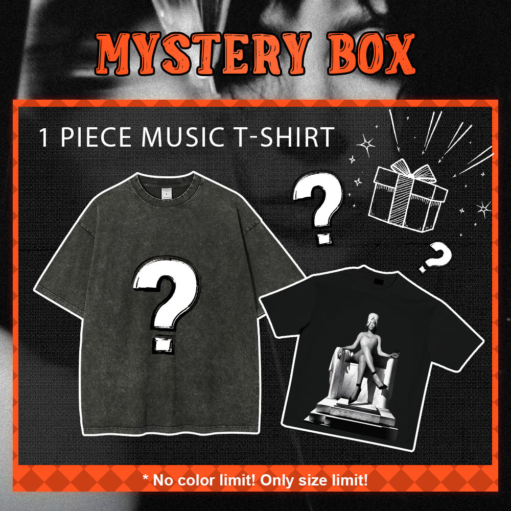 Mysterious Blind Box? 1 Random Music T-Shirt -[Non-Returnable And Non-Exchangeable Once Sold]
