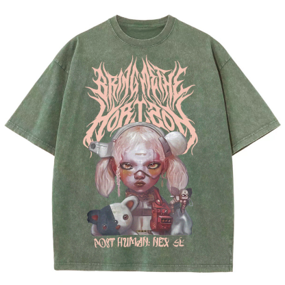 Bring Me The Horizo​​n Short-Sleeved Washed T-Shirt