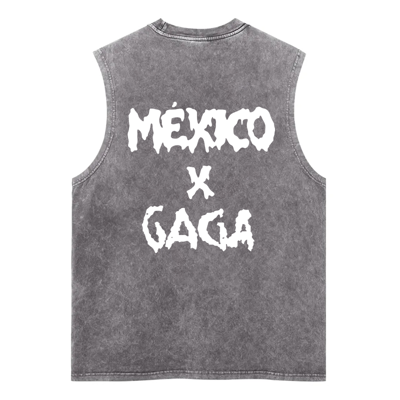 Mexico City Gaga Vintage Washed Tank Top