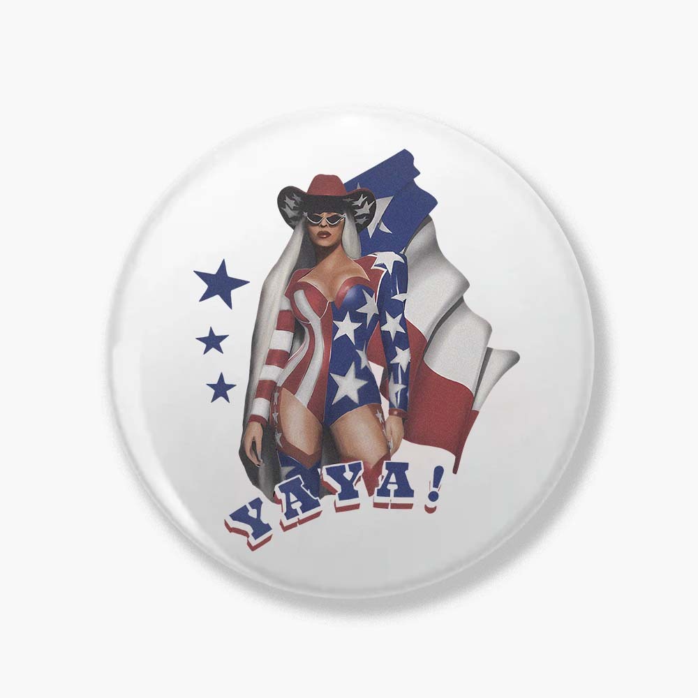 Beyoncé Cowboy Carter Badge Blind Box – 1 Random Collectible Inside