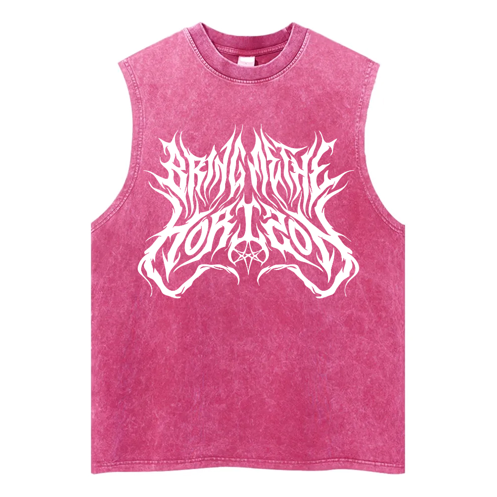 Vintage  Batik Washed Fitness Tank Top