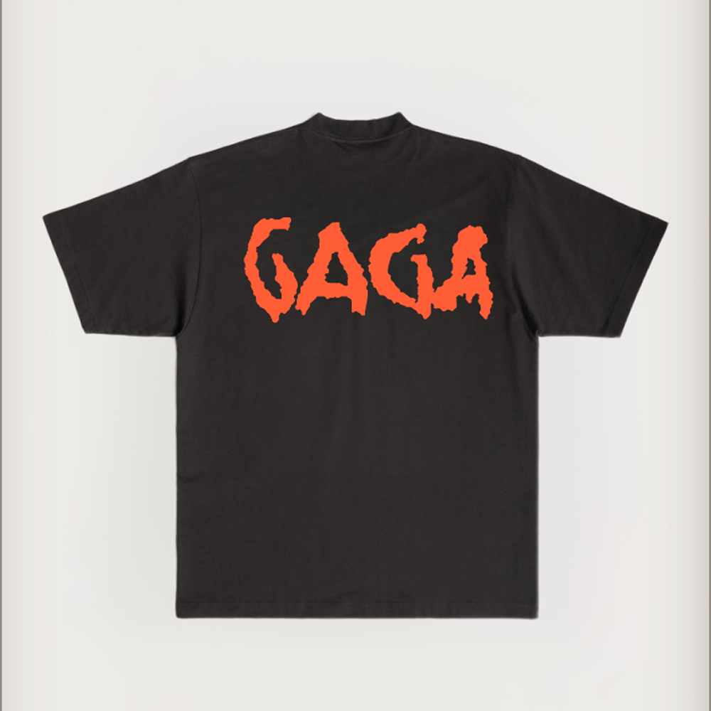 Mayhem Single Orange Prints Short Sleeves T shirt