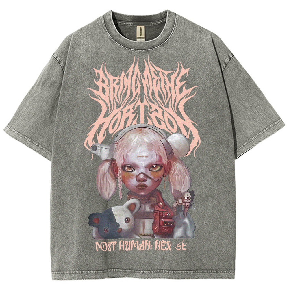 Bring Me The Horizo​​n Short-Sleeved Washed T-Shirt