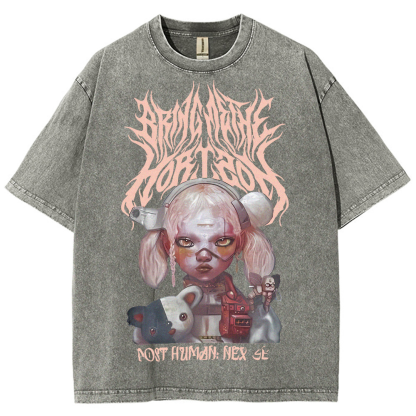 Bring Me The Horizo​​n Short-Sleeved Washed T-Shirt