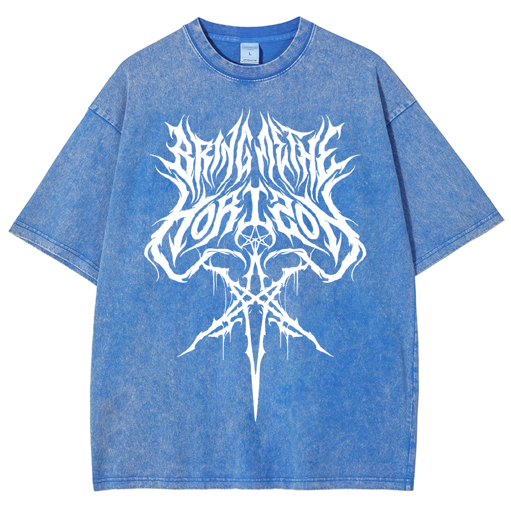 Bring Me The Horizon Short-Sleeved Washed T-Shirt