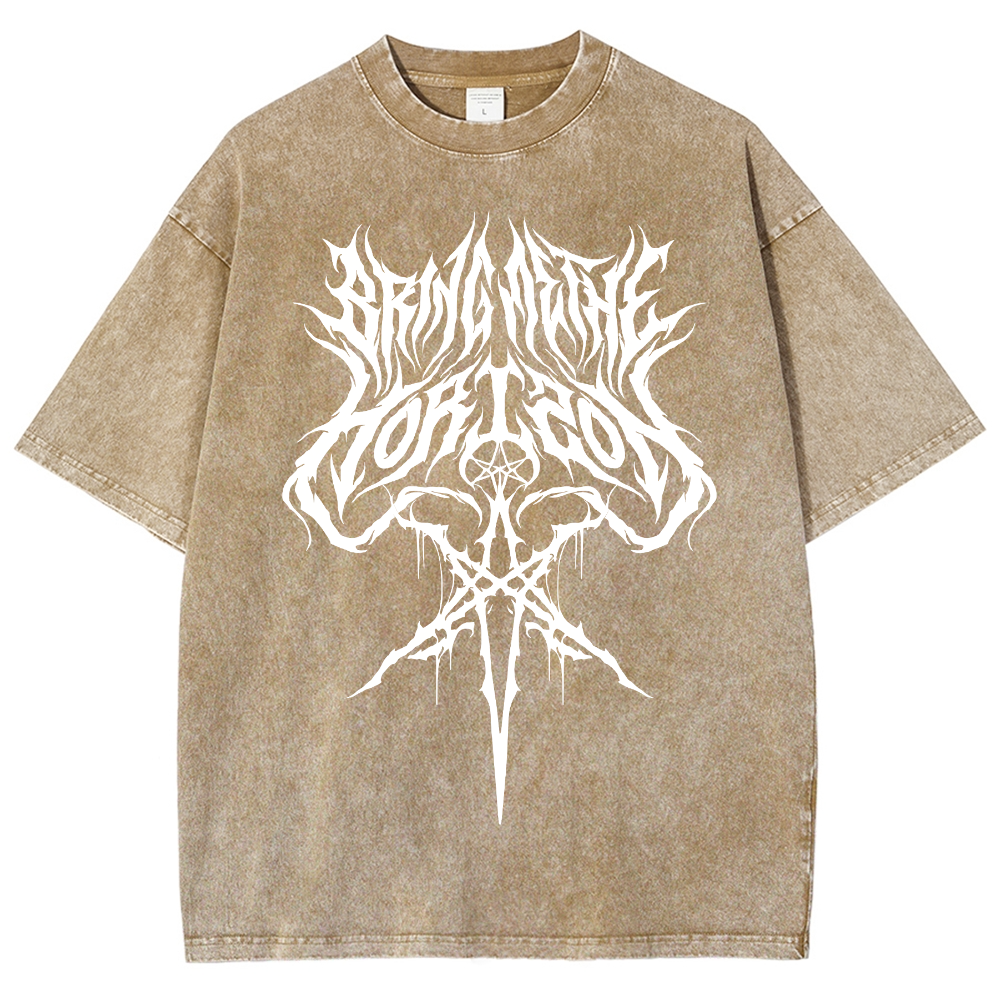 Bring Me The Horizon Short-Sleeved Washed T-Shirt