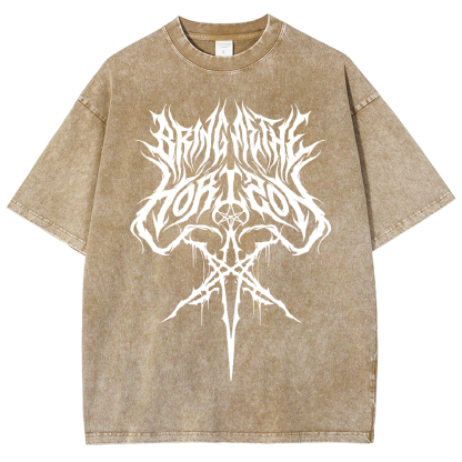 Bring Me The Horizon Short-Sleeved Washed T-Shirt