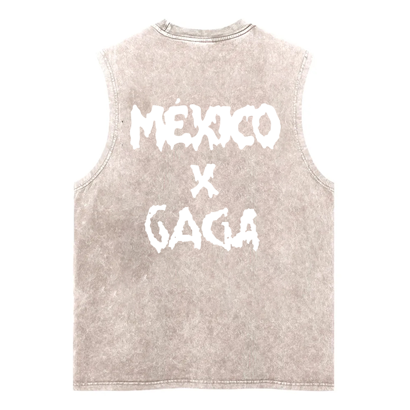 Mexico City Gaga Vintage Washed Tank Top
