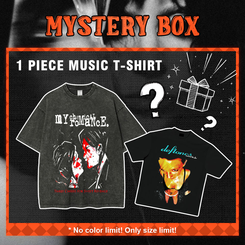 Mysterious Blind Box? 1 Random Music T-Shirt -[Non-Returnable And Non-Exchangeable Once Sold]