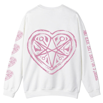 "Bring Me The Horizo" Print Casual Crewneck Sweatshirt